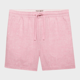 SUPERDRY Merchant Linen Shorts - Herre - Pink Chambray