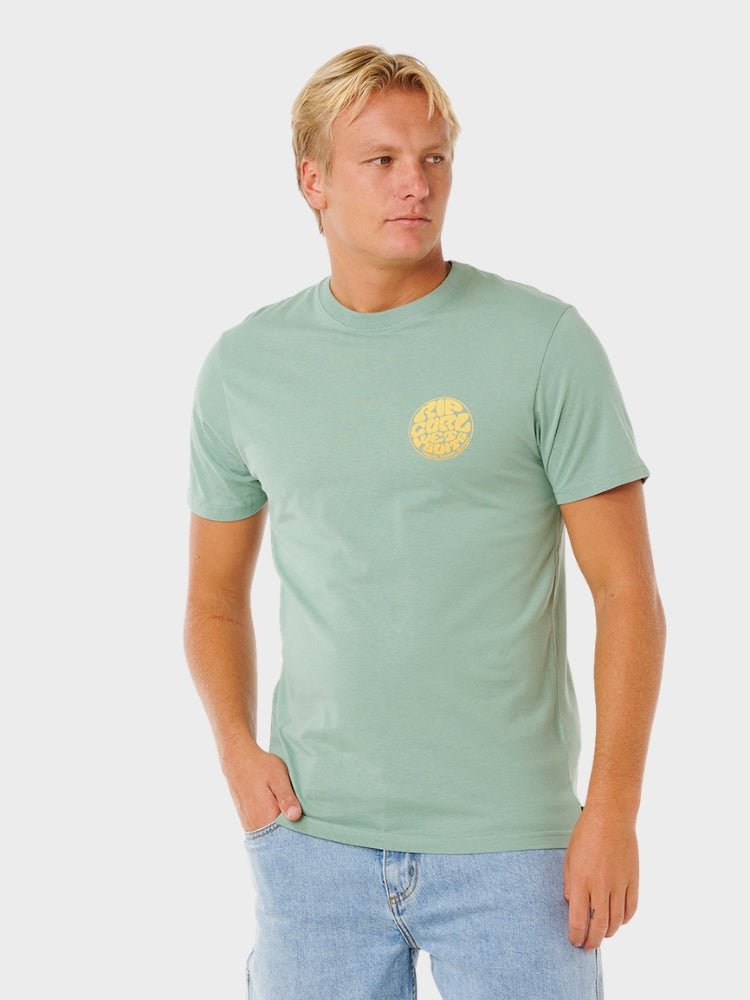 Wettie Passage Icon T shirt - Herre - Aloe - Gumpel & Co