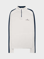 5Mila Half Zip - Herre - White/Stripe