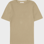 KNOWLEDGE COTTON APPAREL Rib T-shirt - Dame - Twill