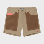 7 Inch Field Shorts - Herre - Cowboy / Tan - Gumpel & Co