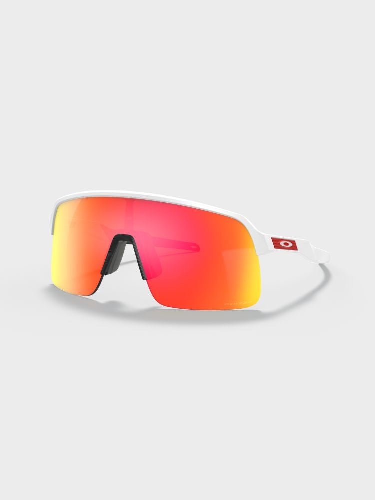 Sutro Lite Solbriller - Matte White / Prizm Ruby - Gumpel & Co