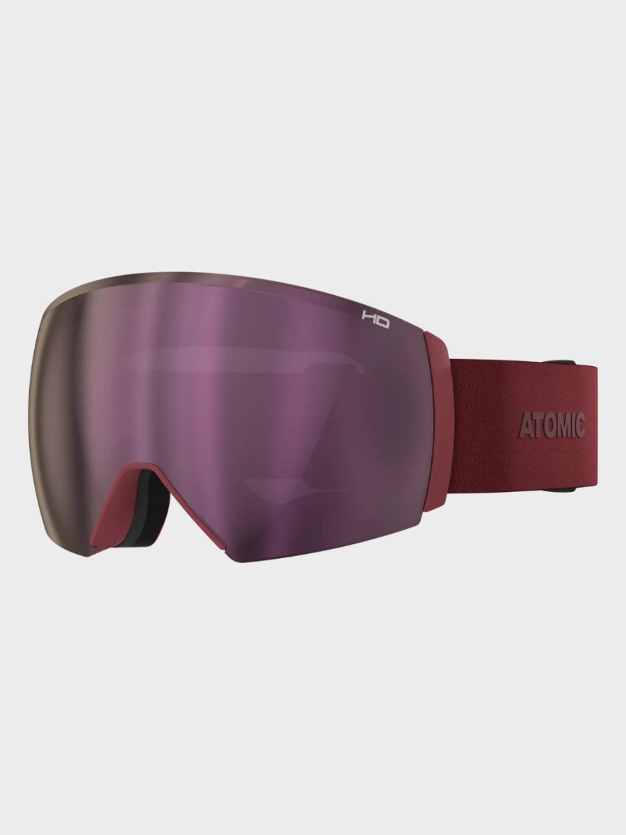 REVENT Q Large HD Skibrille - Unisex - Maroon - Gumpel & Co