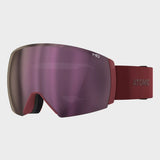 REVENT Q Large HD Skibrille - Unisex - Maroon - Gumpel & Co