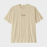 Patagonia 95 Oval Logo Oversized Tshirt - Dame - Undyed Natural
