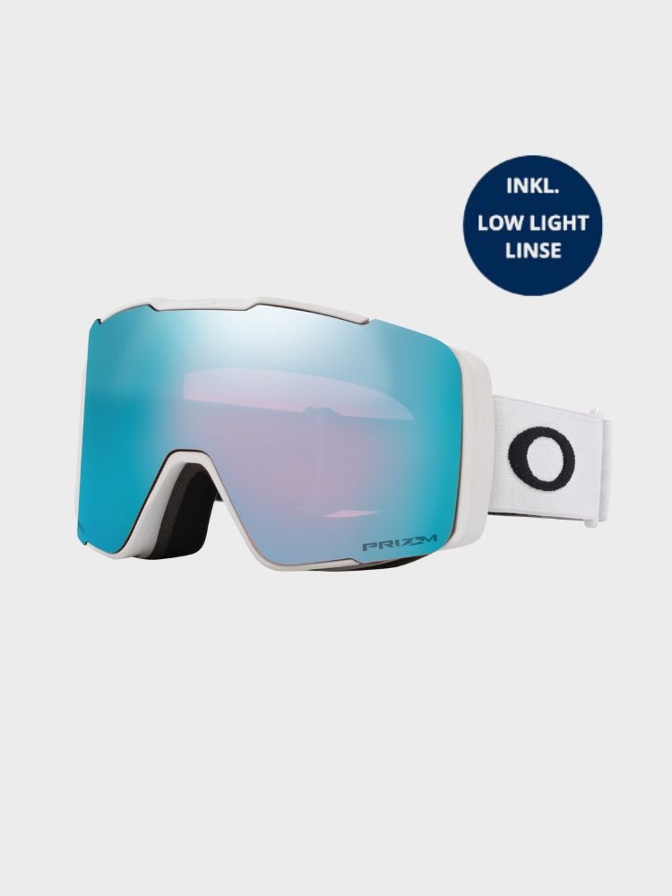 Line Miner Pro Large (L) – Matte White + Prizm Snow Sapphire & Snow Iced - Gumpel & Co
