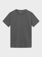 Badge T shirt - Herre - Dark Grey Melange