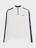 W 5Mila Half Zip - Dame - White/Stripe