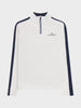 W 5Mila Half Zip - Dame - White/Stripe