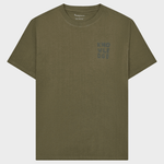 KNOWLEDGE COTTON APPAREL T-shirt m/brystprint - Herre - Burned Olive