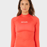Rip Curl Classic Surf Ls UPF UV trøjer - Dame - Red