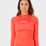 Rip Curl Classic Surf Ls UPF UV trøjer - Dame - Red