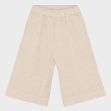 KNOWLEDGE COTTON APPAREL Culotte Shorts - Dame - Yarndyed - Light feather gray
