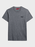 Organic Cotton Essential Logo Tshirt - Herre - Eclipse Navy/Grey Marl Feeder