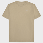 KNOWLEDGE COTTON APPAREL T-shirt m/tryk på ryggen - Herre - Twill