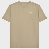 KNOWLEDGE COTTON APPAREL T-shirt m/tryk på ryggen - Herre - Twill