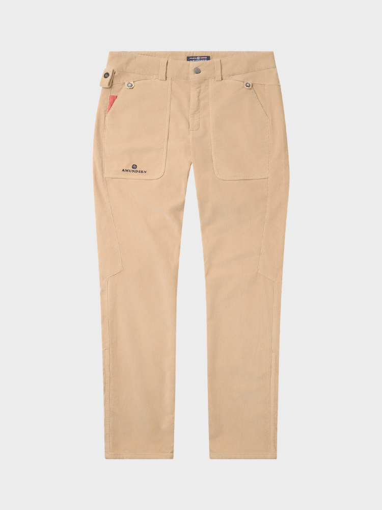 Fjordcord Slacks 16 Wale - Herre - Desert
