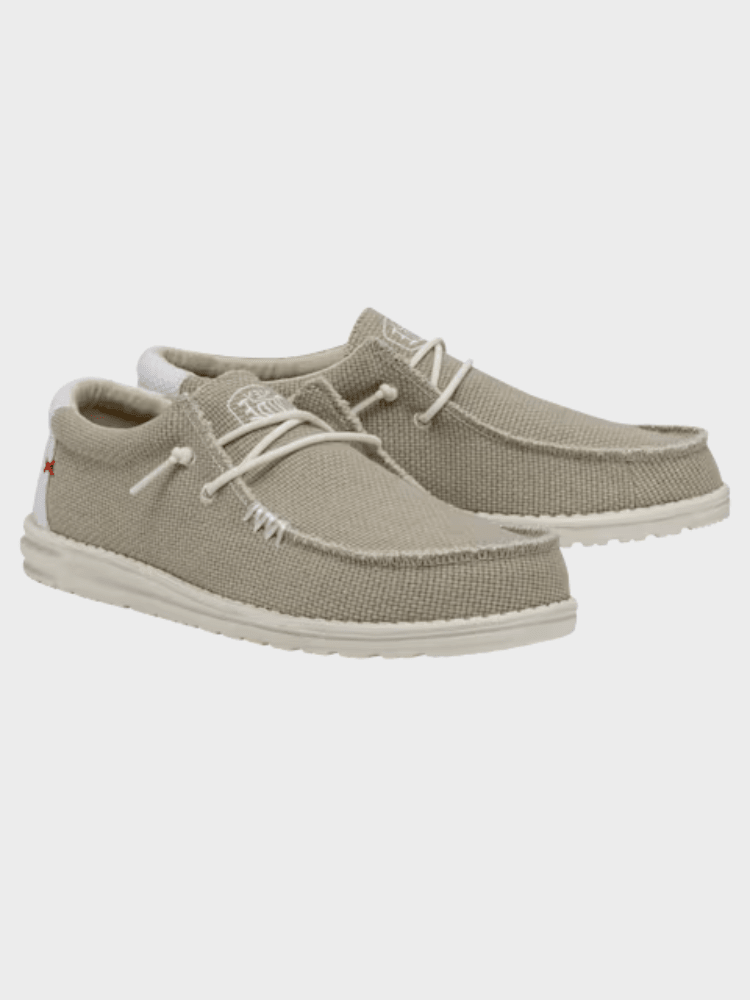 Hey Dude Wally Braided - Herre - Off White