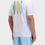 Sundek Tidal Surfer Printer Tshirt - Herre - White