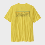 P6 Logo Responsibili Tshirt - Herre - P6 Outline: Lemon Zest - Gumpel & Co