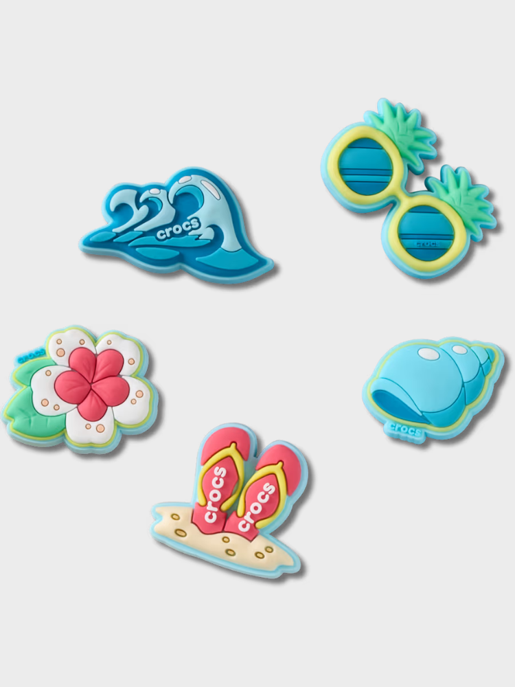 Crocs 5 Pack Jibbits - Beach Time