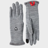 Gravita Merino Liner 5 fingre Handsker - Unisex - Grey