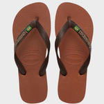 Brasil Logo Klipklapper - Dame - Rose/Coffee - Gumpel & Co