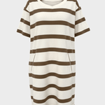 Jessica Dress - Dame - Ecru w/Cognac - Gumpel & Co