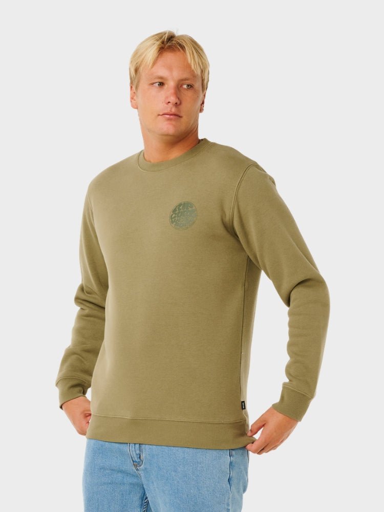 Wetsuit Icon Sweatshirts - Herre - Surplus Green - Gumpel & Co