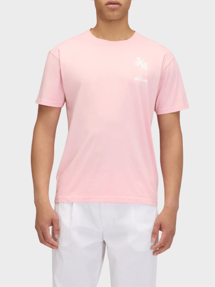 Sundek Palm Tree T-Shirt - Herre - Quartz Pink