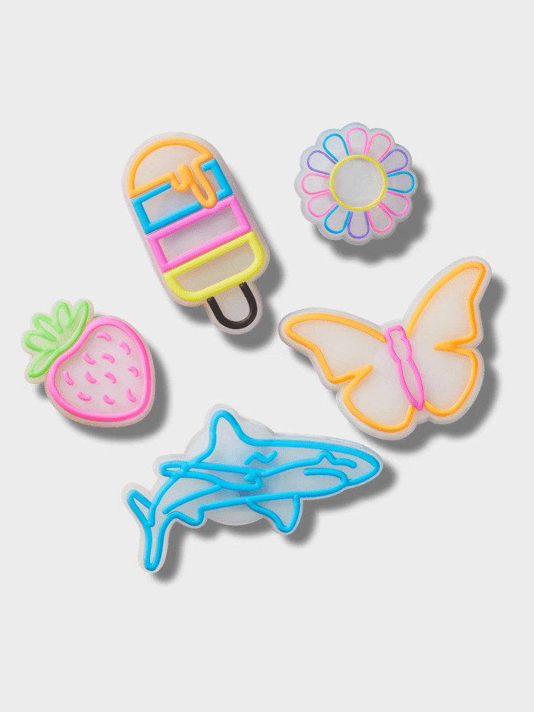Crocs 5 Pack Jibbits - Lights Up Summer