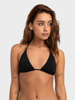 Sol Searcher Multi Tri Bikinitop - Dame - Black Pebble
