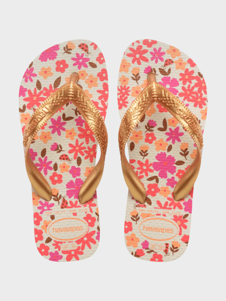 Flores Klipklapper - Børn - Beige/Golden - Gumpel & Co