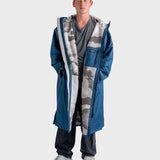 Advance Long Sleeve Dryrobe - Unisex - Deep Sea Blue / Sand Camo
