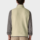 M's Retro Pile Vest - Herre - Pelican w/Smolder Blue - Gumpel & Co