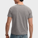 Classic Essential Stripe T-shirt - Herre - Prep Navy Stripe - Gumpel & Co