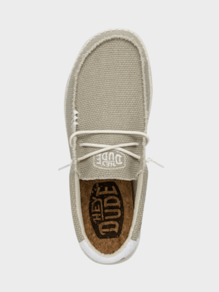 Hey Dude Wally Braided - Herre - Off White