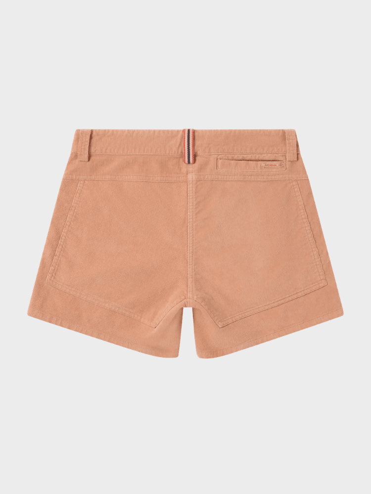 W 5 Inch Concord Dyed Shorts - Dame - Apricot - Gumpel & Co