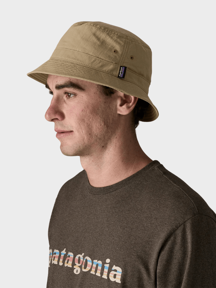 Patagonia Wavefarer Bucket Hat - Unisex - Mojave Khaki