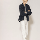 Delta teddyfleece Blouse - Dame - Dusty Navy - Gumpel & Co