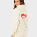 Rip Curl Surf Puff Heritage Hood Hoodie - Dame - Cayenne