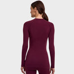 Womens Thermozone Long - sleeve shirt Wool - Tech - Barolo - Gumpel & Co