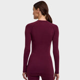 Womens Thermozone Long - sleeve shirt Wool - Tech - Barolo - Gumpel & Co