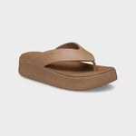 CROCS Getaway Platform Flip Crocs - Voksen - Milk Chocolate