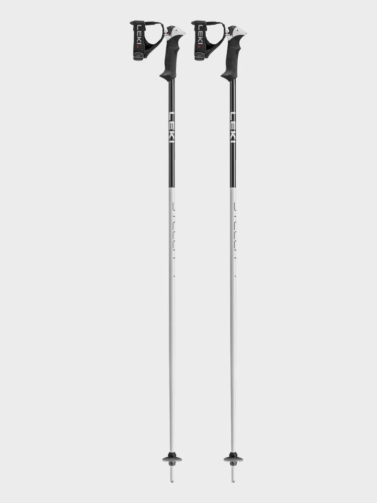 Stella S Skistav - White / Dark Anthracite - Gumpel & Co