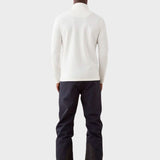 WE NORWEGIANS Mens Moore ZipUp Sweater - White