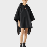 Hunter Packable Poncho - Unisex - Sort - Gumpel & Co