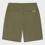 KNOWLEDGE COTTON APPAREL Fig Poplin Shorts - Herre - Burned Olive