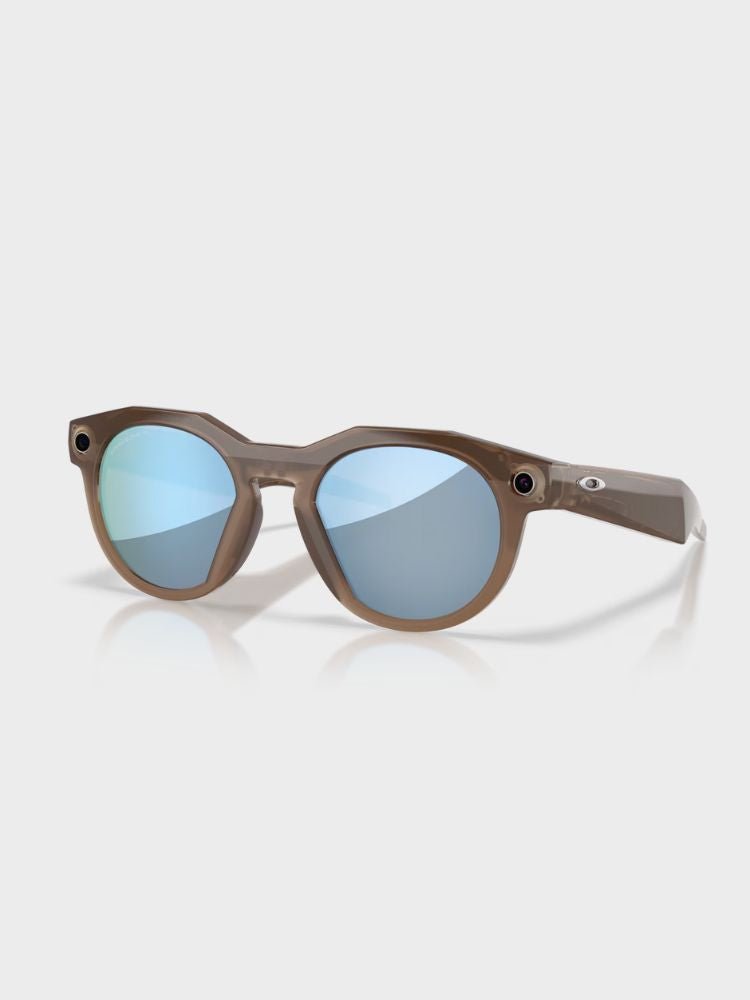 Oakley X Meta HSTN AI Solbrille - Brown Smoke / Prizm Deep Water Polerized