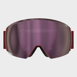 REVENT Q Large HD Skibrille - Unisex - Maroon - Gumpel & Co